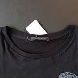 T-Shirt, Size S: Workshop 20, black w/ gray print
