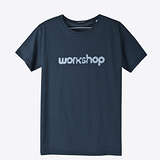 T-Shirt, Size S: Workshop Logo, Dark Navy