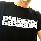 Organic T-Shirt, Size L: EQD#2021 - Black