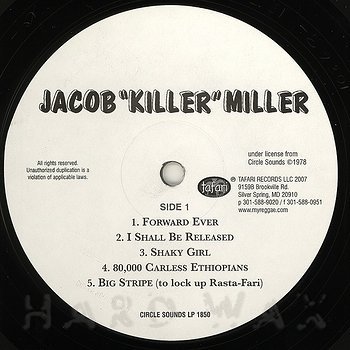 Jacob Miller: Jacob 'Killer' Miller - Hard Wax