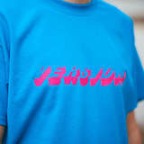 T-Shirt, Size M: Pink Version logo, Blue
