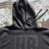 Hooded Sweatshirt, Size L: UR Black