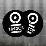 Slipmat: Tresor Logo, Black, white print