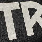 Slipmat: Tresor Logo, Black, white print