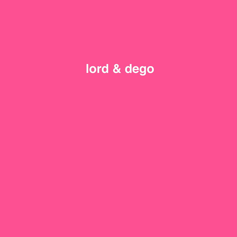 Lord & Dego: s/t