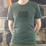 T-Shirt, Size M: Greenish Gray