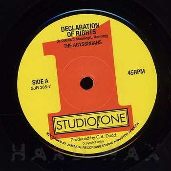 The Abyssinians: Declaration Of Rights - Hard Wax