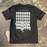 T-Shirt, Size XXL: "Waveform Transmission Vol. 2", Black + Grey
