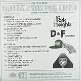 Various Artists: JA to BK - Dancehall from Park Heights 1987-1988