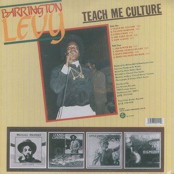 hovedlandet Døds kæbe kredsløb Barrington Levy: Teach Me Culture - Hard Wax
