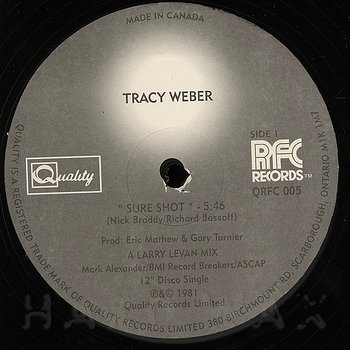 Cover art - Tracy Weber: Sure Shot