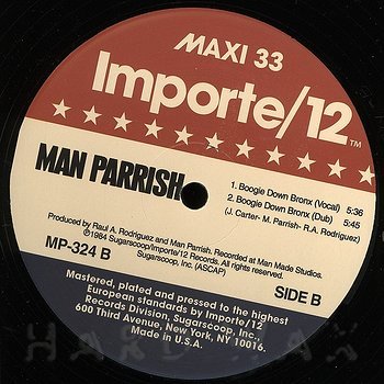 Man Parrish: Hip Hop, Be Bop (Don't Stop) - Hard Wax