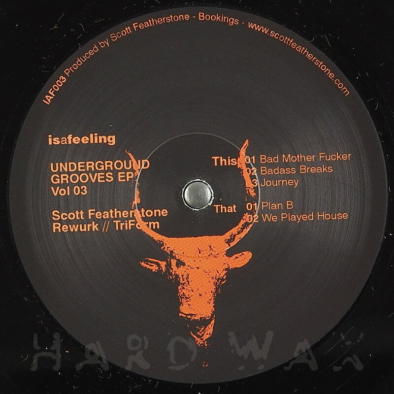 Triform, Scott Featherstone / Underground Grooves Vol. 3 Triform, Scott Featherstone / Underground Grooves Vol. 3