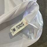 T-Shirt, Size XL: White, neon green print