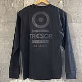 Longsleeve, Size M: Tresor, Black Logo on faded black