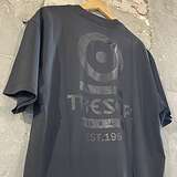 T-Shirt, Size XL: Tresor, Black on Faded Black