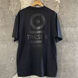 T-Shirt, Size XL: Tresor, Black on Faded Black