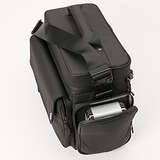 Solid Blaze Vinyl-Bag: Black x Grey