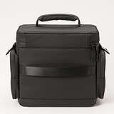 Solid Blaze Vinyl-Bag: Black x Grey