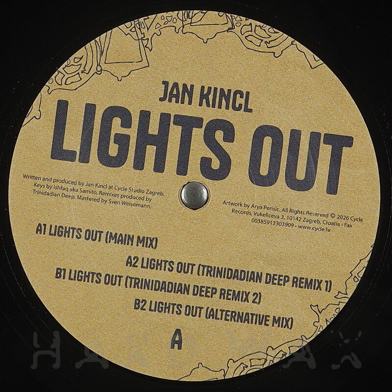 Jan Kincl – For A Minute vinyl cover